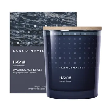Hav duftlys - 350 g, 2 væger - Skandinavisk