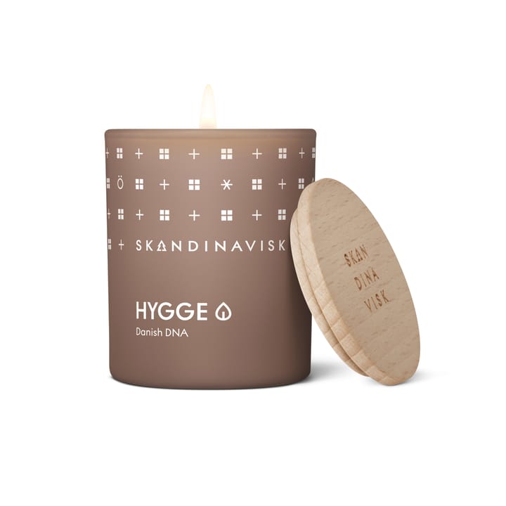 Hygge duftlys med låg, 65 g Skandinavisk