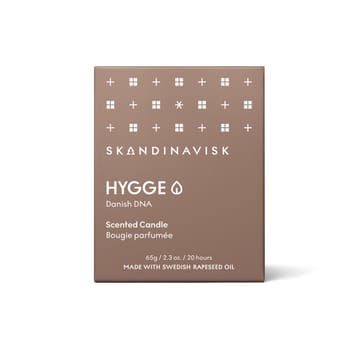 Hygge duftlys med låg - 65 g - Skandinavisk