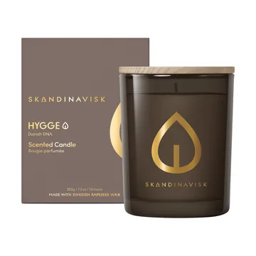 Hygge Gold Symbol duftlys - 200 g - Skandinavisk
