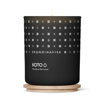 Koto duftlys med låg - 200 g - Skandinavisk