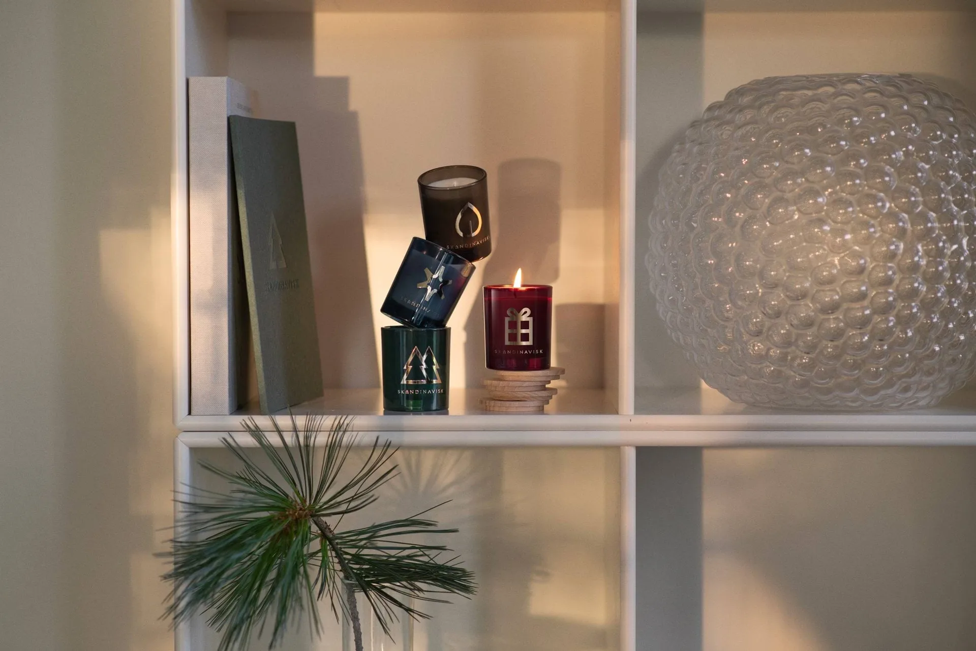Moments duftlys gavesæt 4 dele, 65 g Skandinavisk