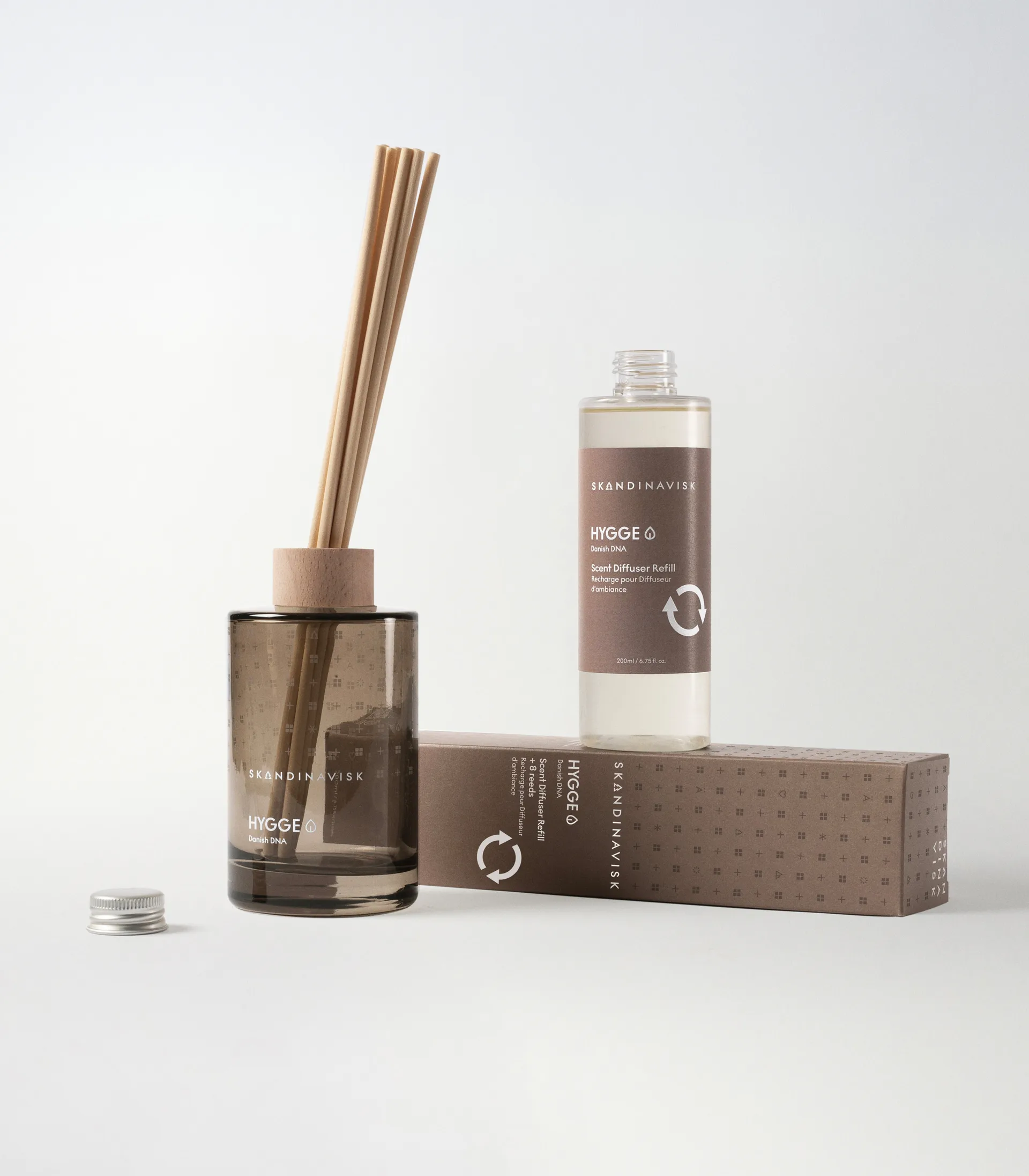 Skandinavisk refill til duftpinde 200 ml, Hygge Skandinavisk