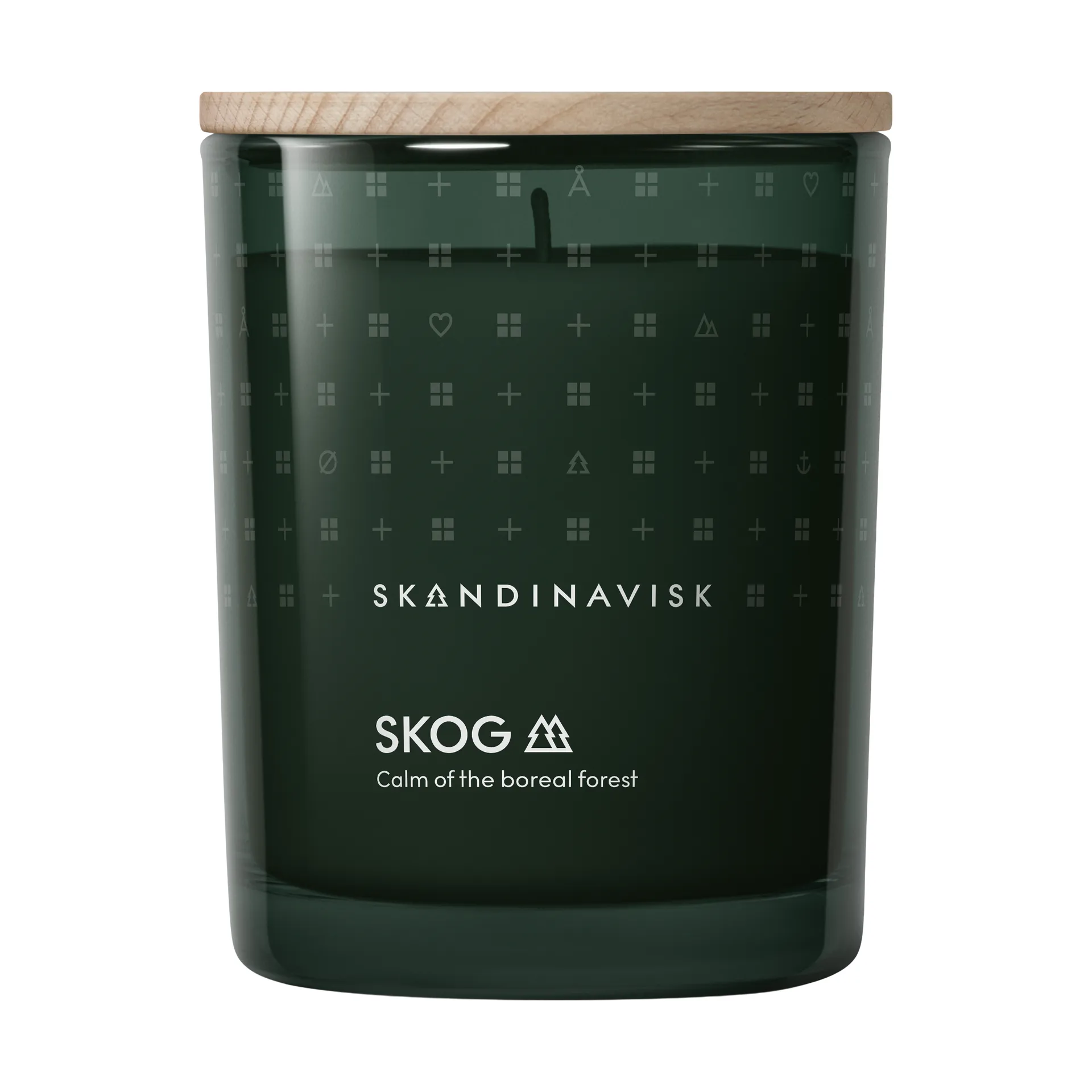 Skog duftlys med låg, 200 g Skandinavisk