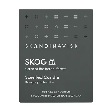 Skog duftlys med låg - 65 g - Skandinavisk
