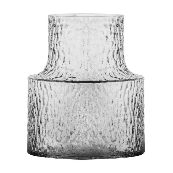 Kolonn vase struktur, 20 cm Skrufs Glasbruk