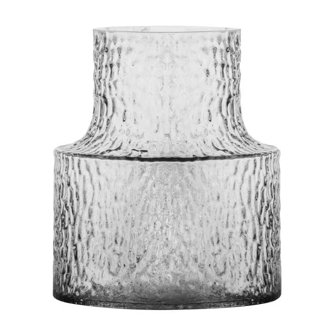Skrufs Glasbruk Kolonn vase struktur 20 cm
