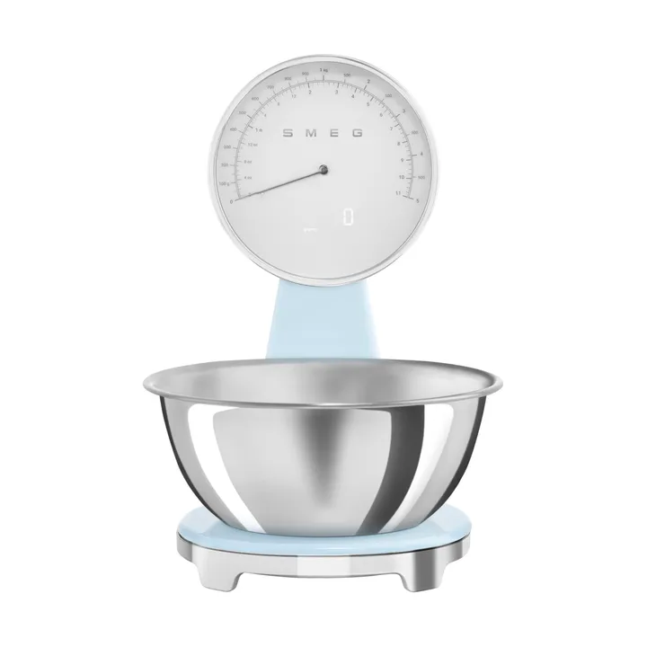 Smeg 50's Style analog køkkenvægt - Pastell blue - Smeg