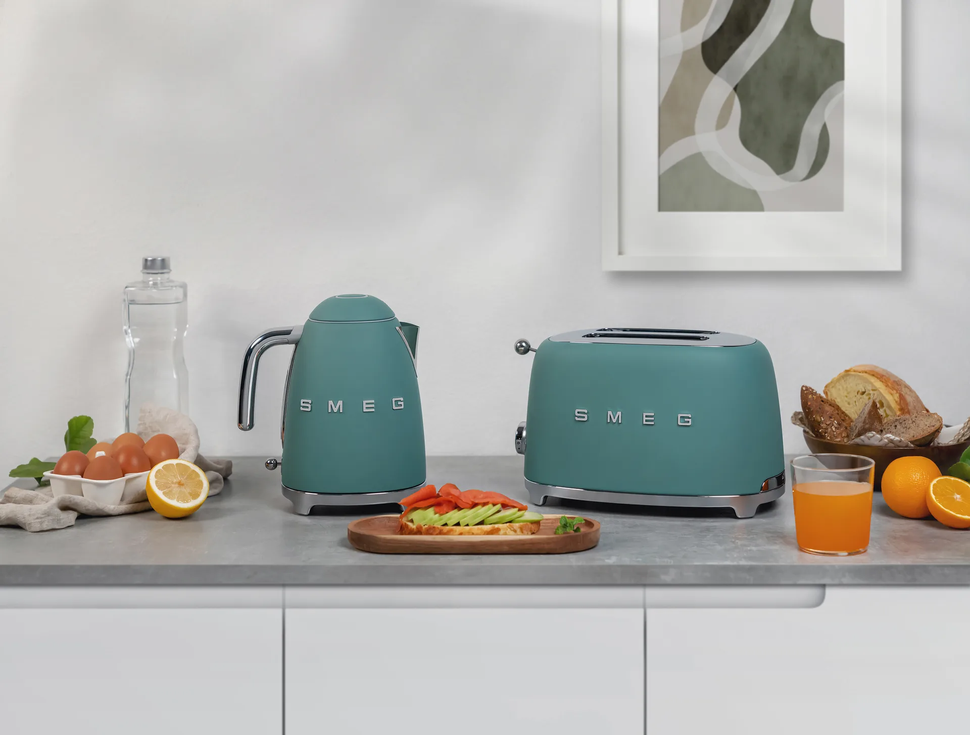 Smeg 50's Style elkedel 1,7 L, Emerald green Smeg