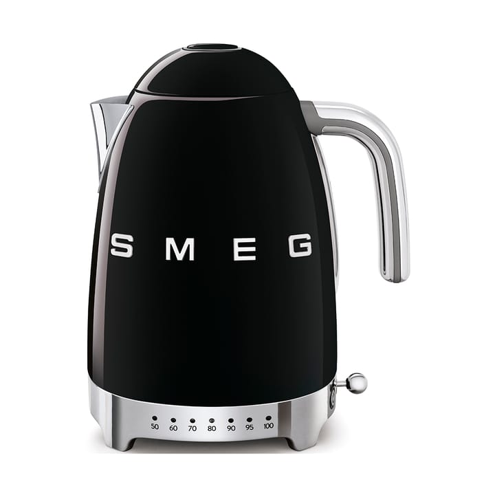 Smeg 50's Style elkedel med variabel temperatur 1,7 L - Sort - Smeg