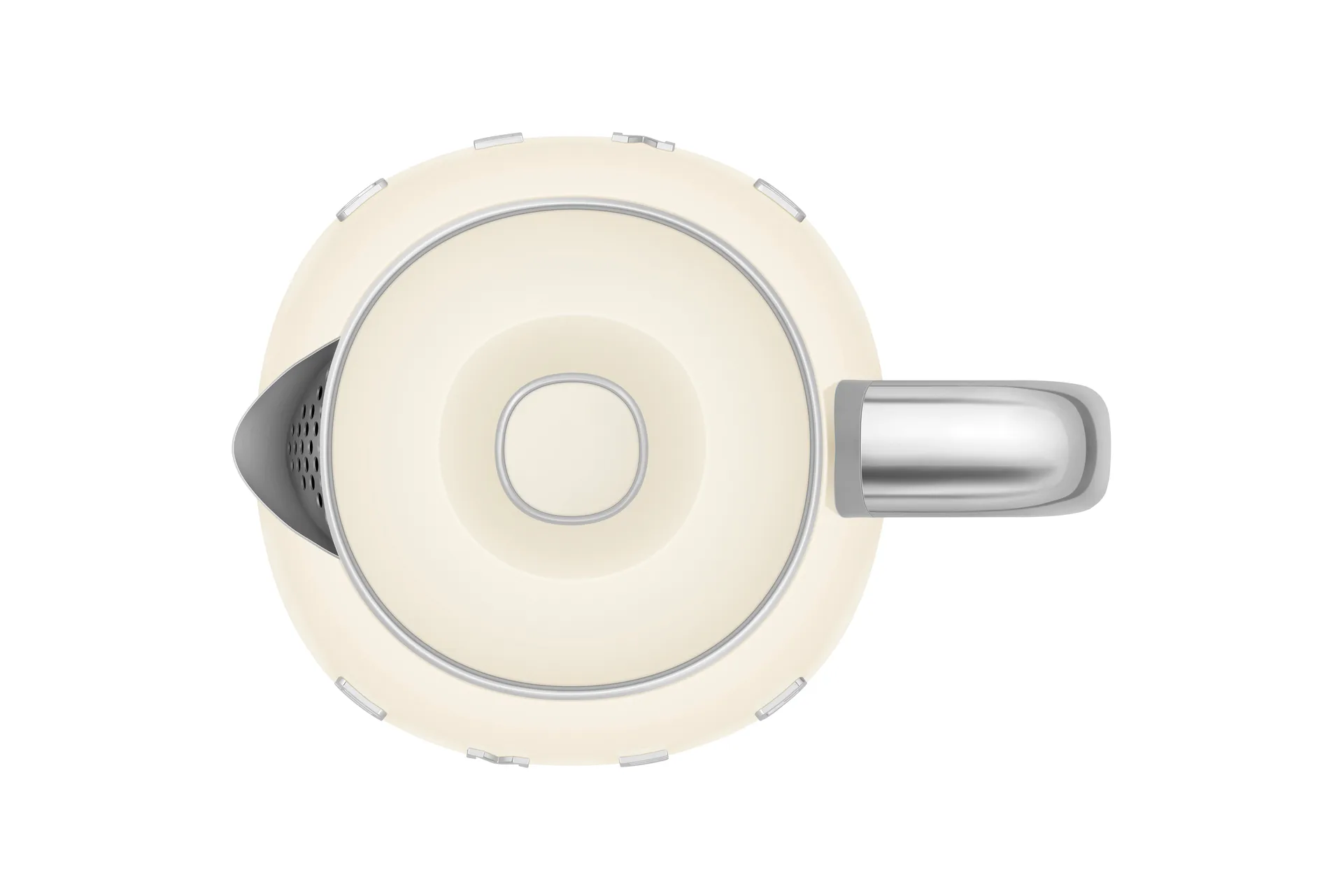 Smeg 50's Style elkedel mini 0,8 L, Creme (hvid) Smeg