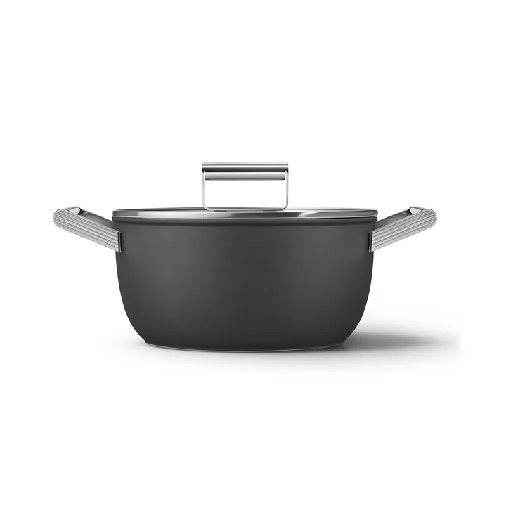 Smeg 50's style gryde keramisk Ø24 cm - Black - Smeg