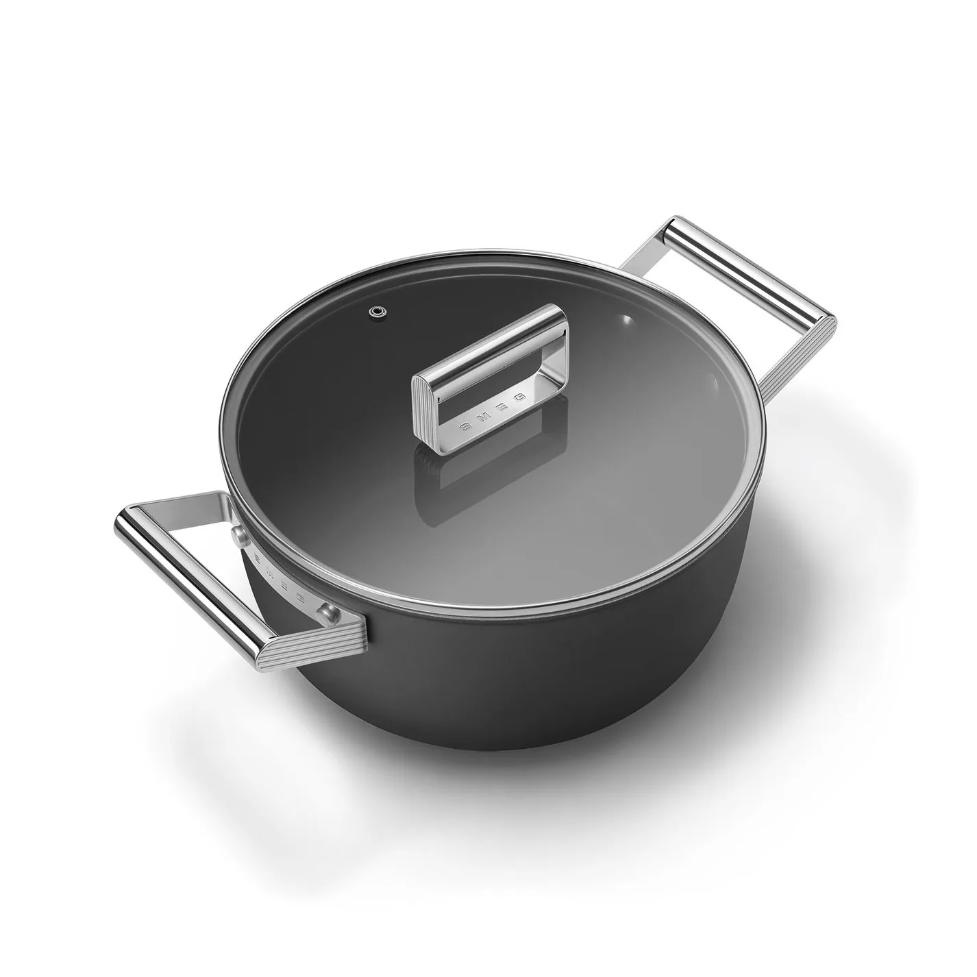 Smeg 50's style gryde keramisk Ø24 cm, Black Smeg