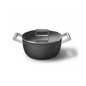 Smeg 50's style gryde keramisk Ø24 cm - Black - Smeg