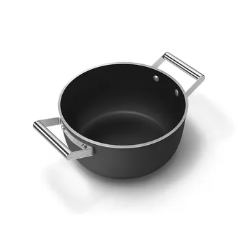 Smeg 50's style gryde keramisk Ø24 cm - Black - Smeg