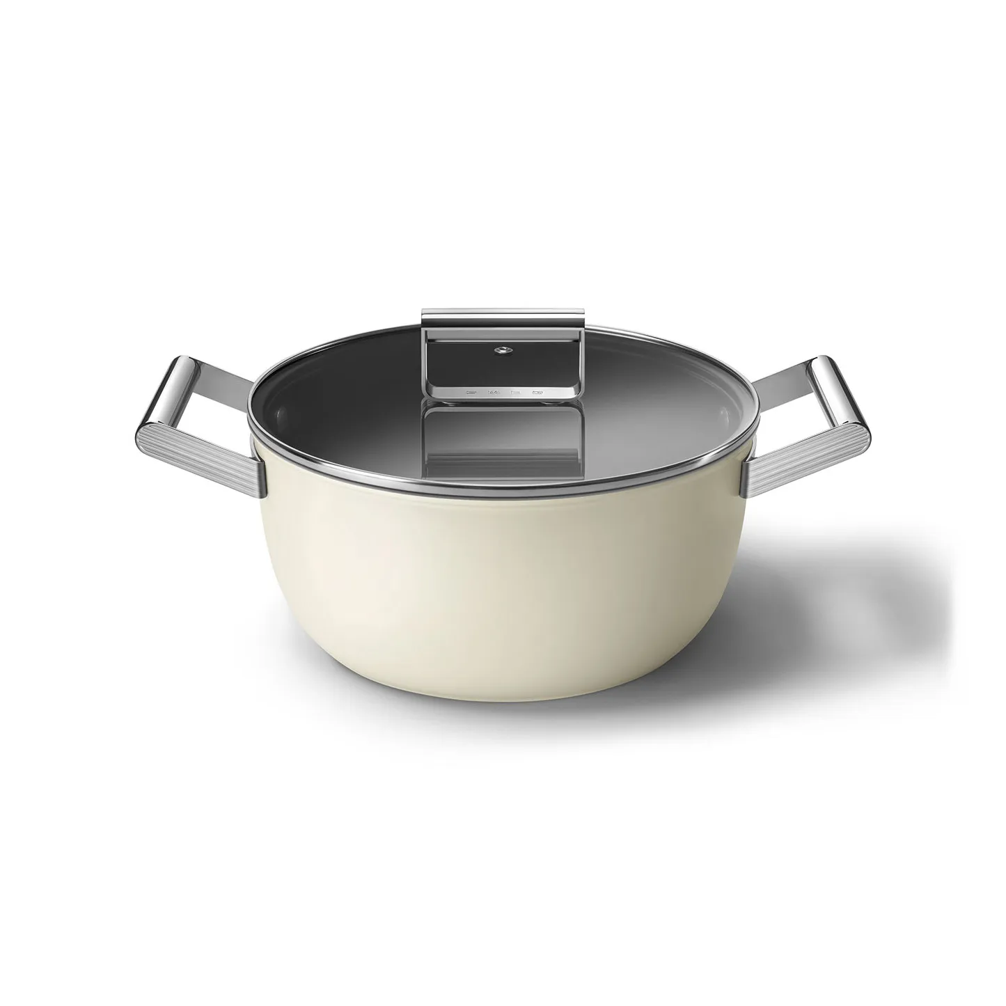 Smeg 50's style gryde keramisk Ø24 cm, Cream Smeg