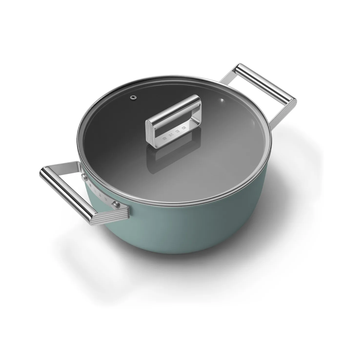 Smeg 50's style gryde keramisk Ø24 cm, Emerald green Smeg