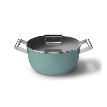 Smeg 50's style gryde keramisk Ø24 cm - Emerald green - Smeg
