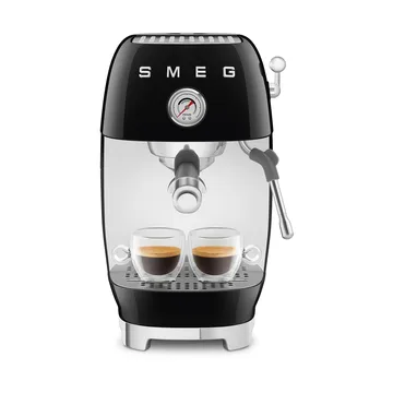 Smeg 50's style halvautomatisk espressomaskine ECF03 - Black - Smeg