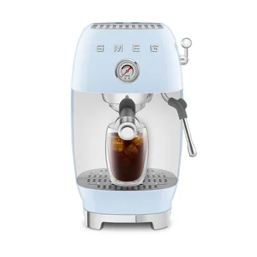 Smeg 50's style halvautomatisk espressomaskine ECF03 - Pastel blue - Smeg
