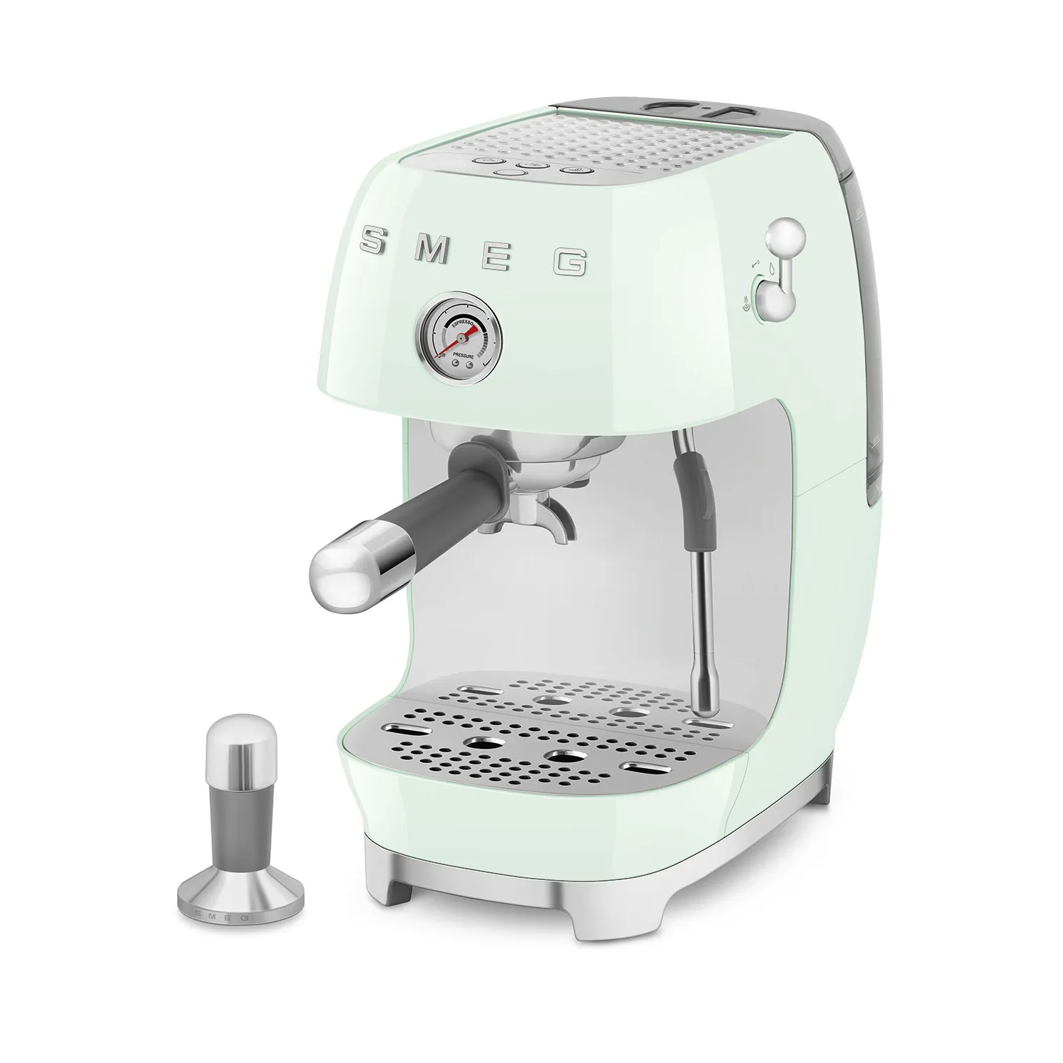 Smeg 50's style halvautomatisk espressomaskine ECF03, Pastel green Smeg