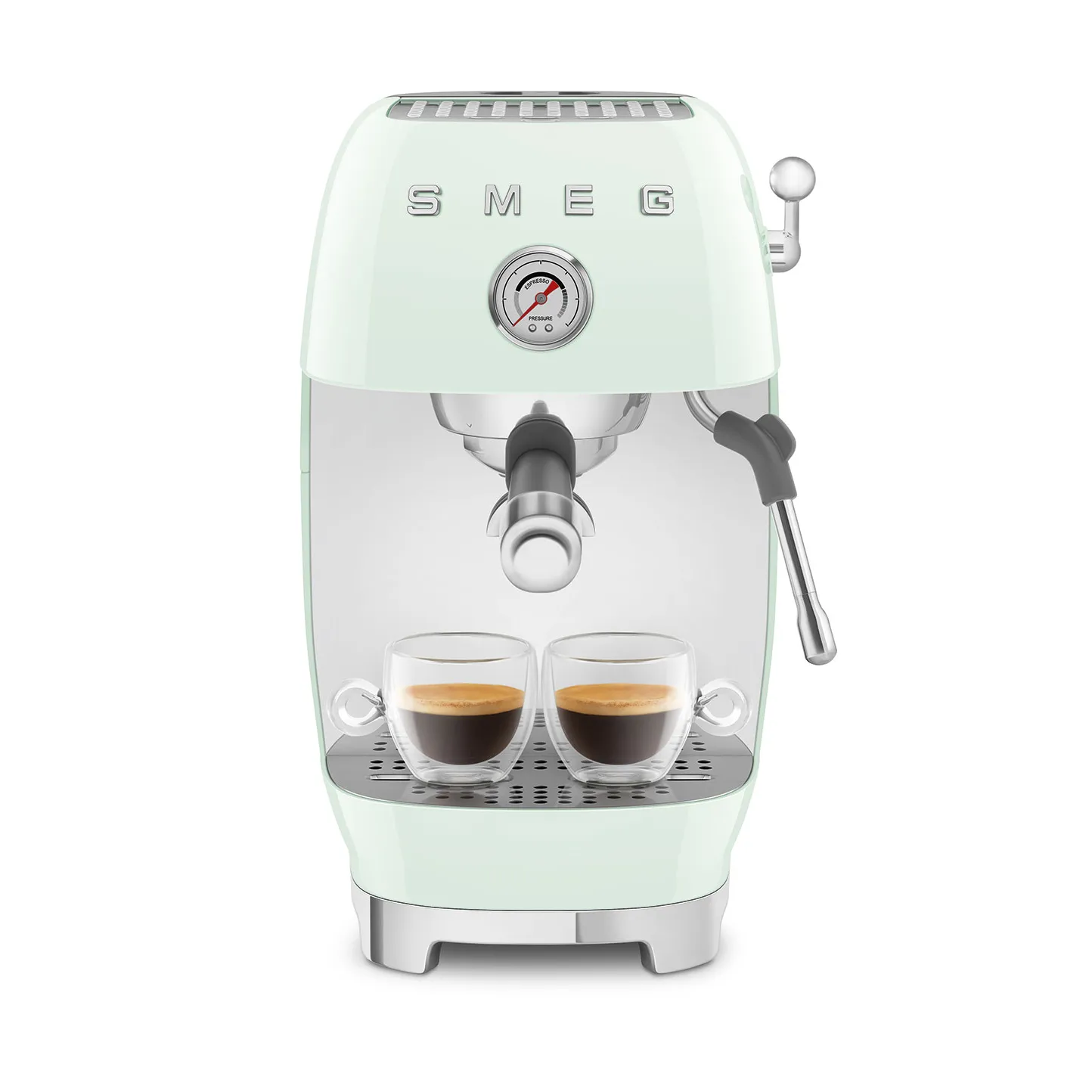 Smeg 50's style halvautomatisk espressomaskine ECF03, Pastel green Smeg