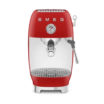 Smeg 50's style halvautomatisk espressomaskine ECF03 - Red - Smeg