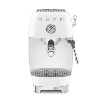 Smeg 50's style halvautomatisk espressomaskine ECF03 - White - Smeg