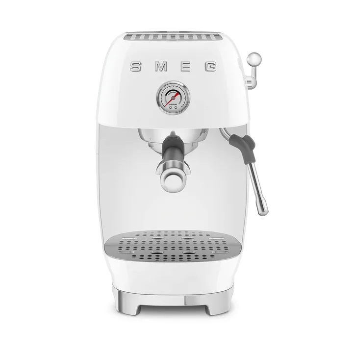 Smeg 50's style halvautomatisk espressomaskine ECF03 - White - Smeg
