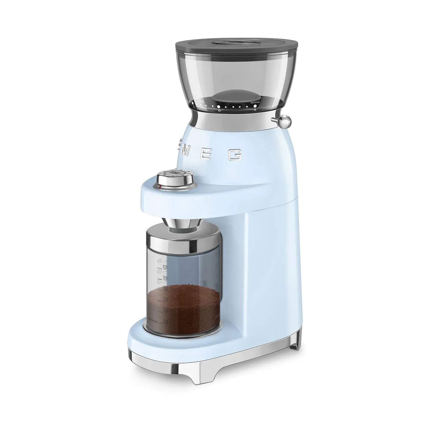 Smeg 50's style kaffekværn CGF03, Pastel blue Smeg