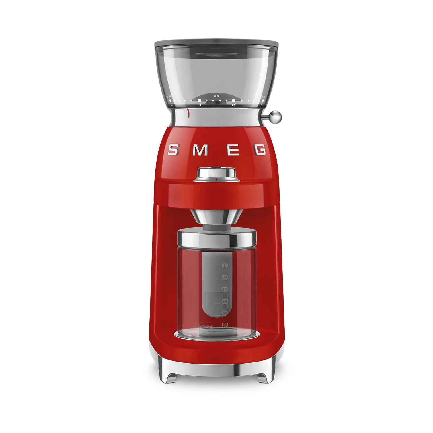 Smeg 50's style kaffekværn CGF03, Red Smeg
