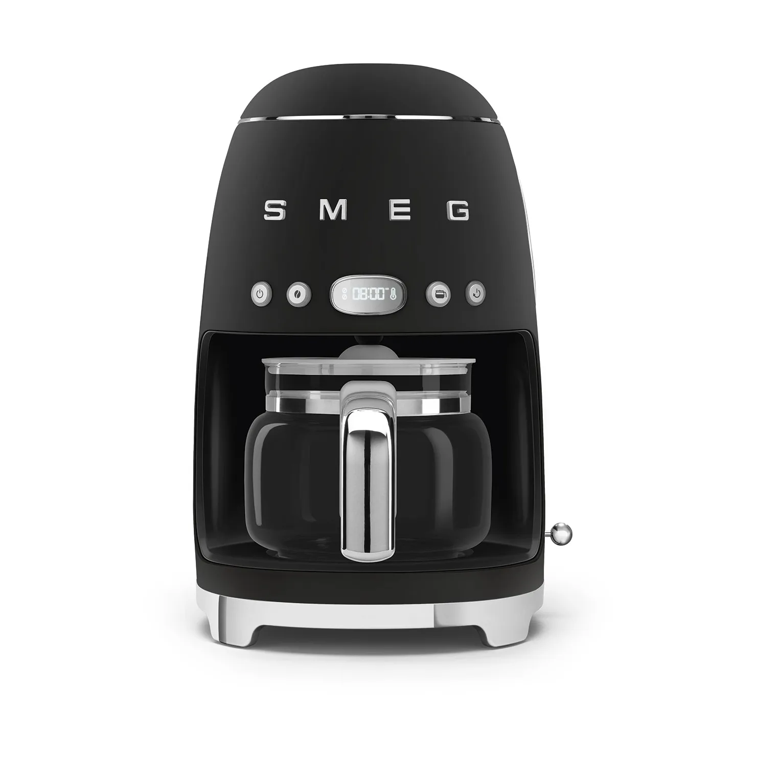 Smeg 50's Style kaffemaskine 10 kopper, Matt black Smeg