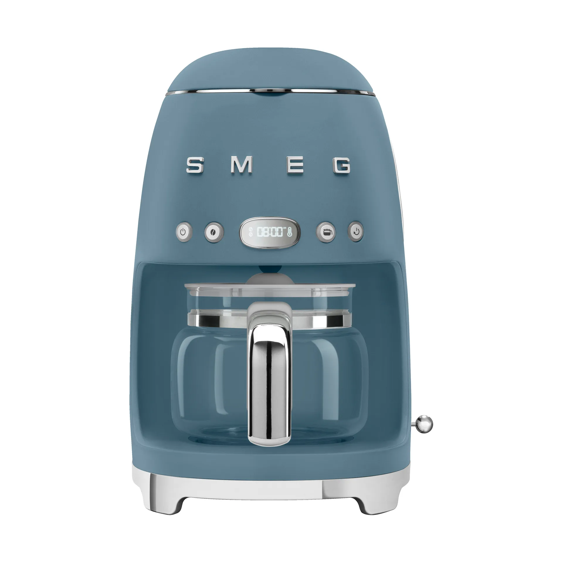 Smeg 50's Style kaffemaskine 10 kopper, Matt storm blue Smeg