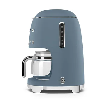 Smeg 50's Style kaffemaskine 10 kopper - Matt storm blue - Smeg