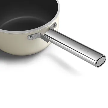 Smeg 50's style kasserolle keramisk Ø20 cm - Cream - Smeg