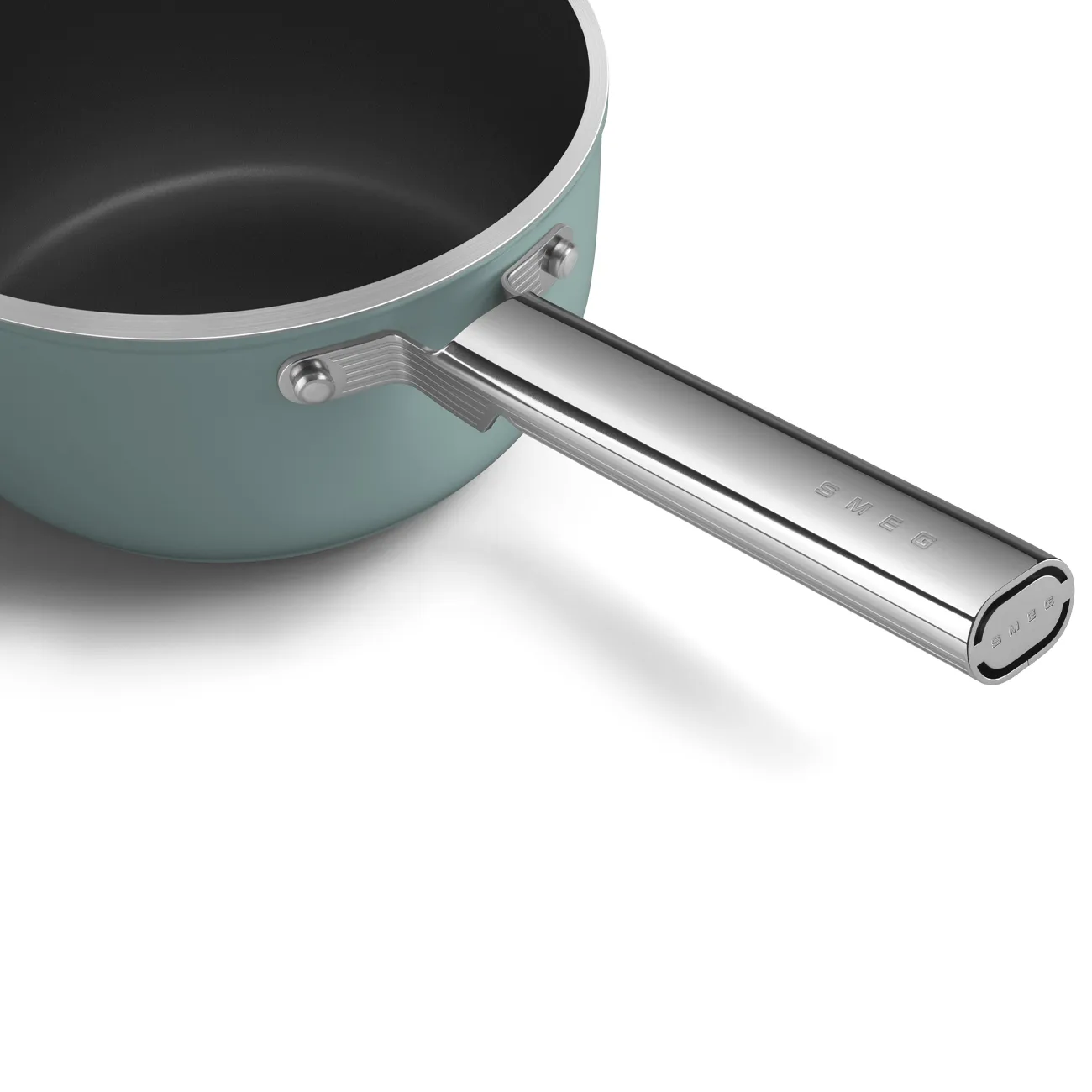 Smeg 50's style kasserolle keramisk Ø20 cm, Emerald green Smeg