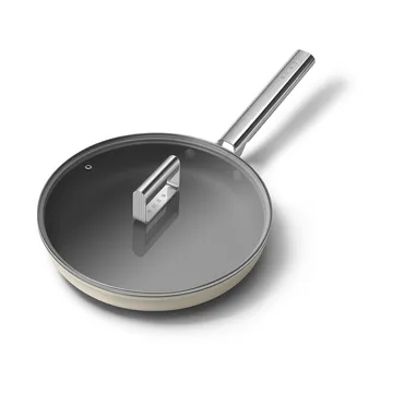 Smeg 50's style keramisk stegepande Ø20 cm - Cream - Smeg