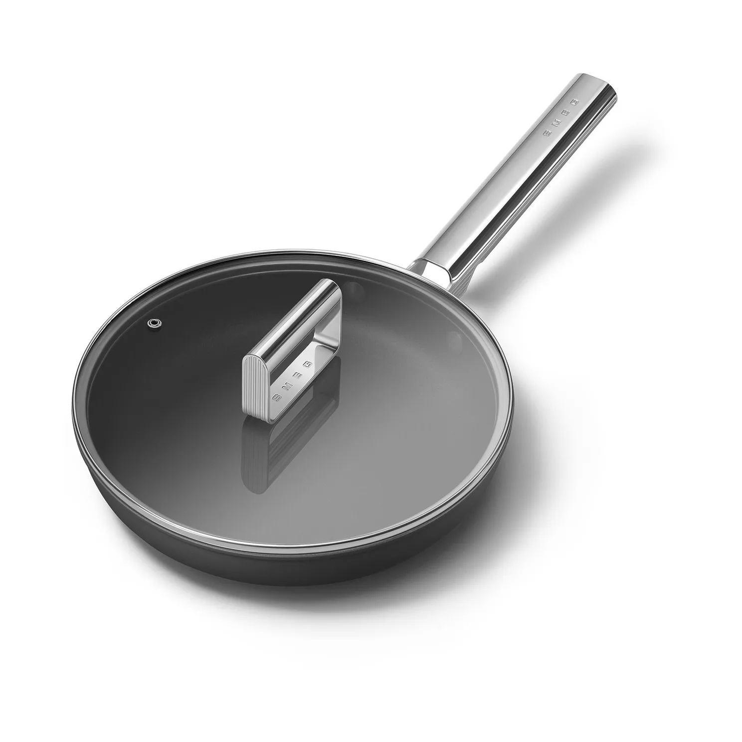 Smeg 50's style keramisk stegepande Ø24 cm, Black Smeg