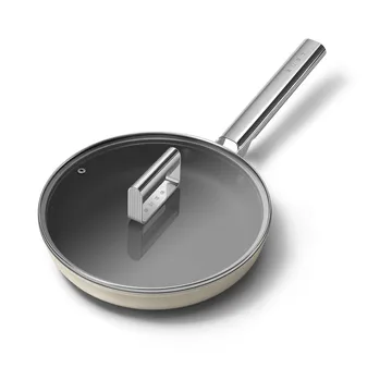 Smeg 50's style keramisk stegepande Ø24 cm - Cream - Smeg