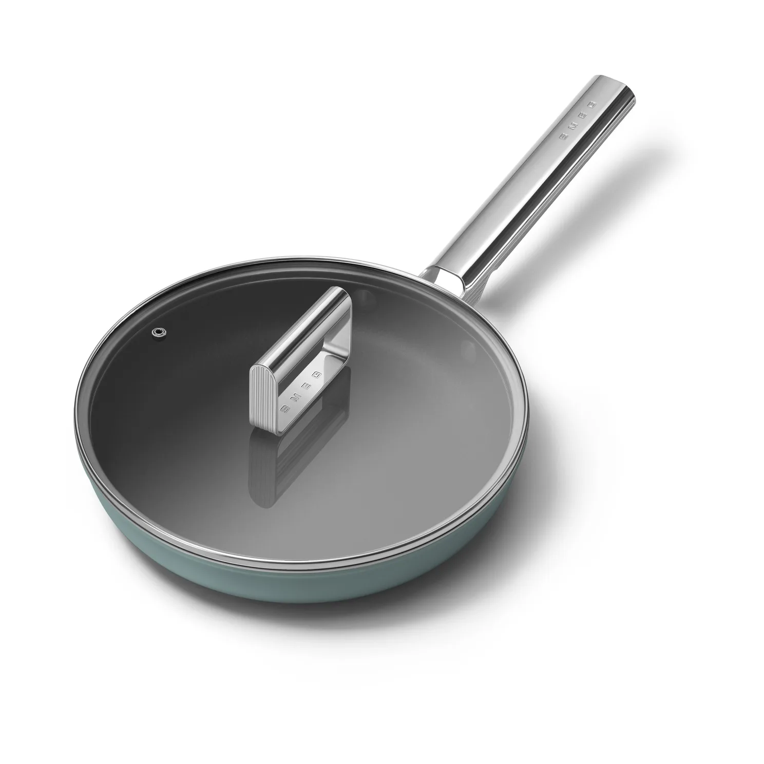 Smeg 50's style keramisk stegepande Ø24 cm, Emerald green Smeg