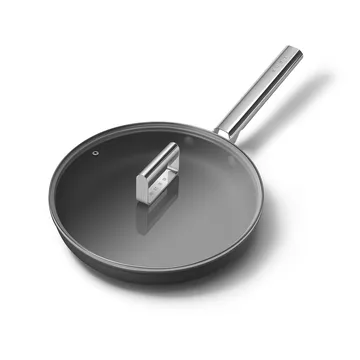 Smeg 50's style keramisk stegepande Ø28 cm - Black - Smeg