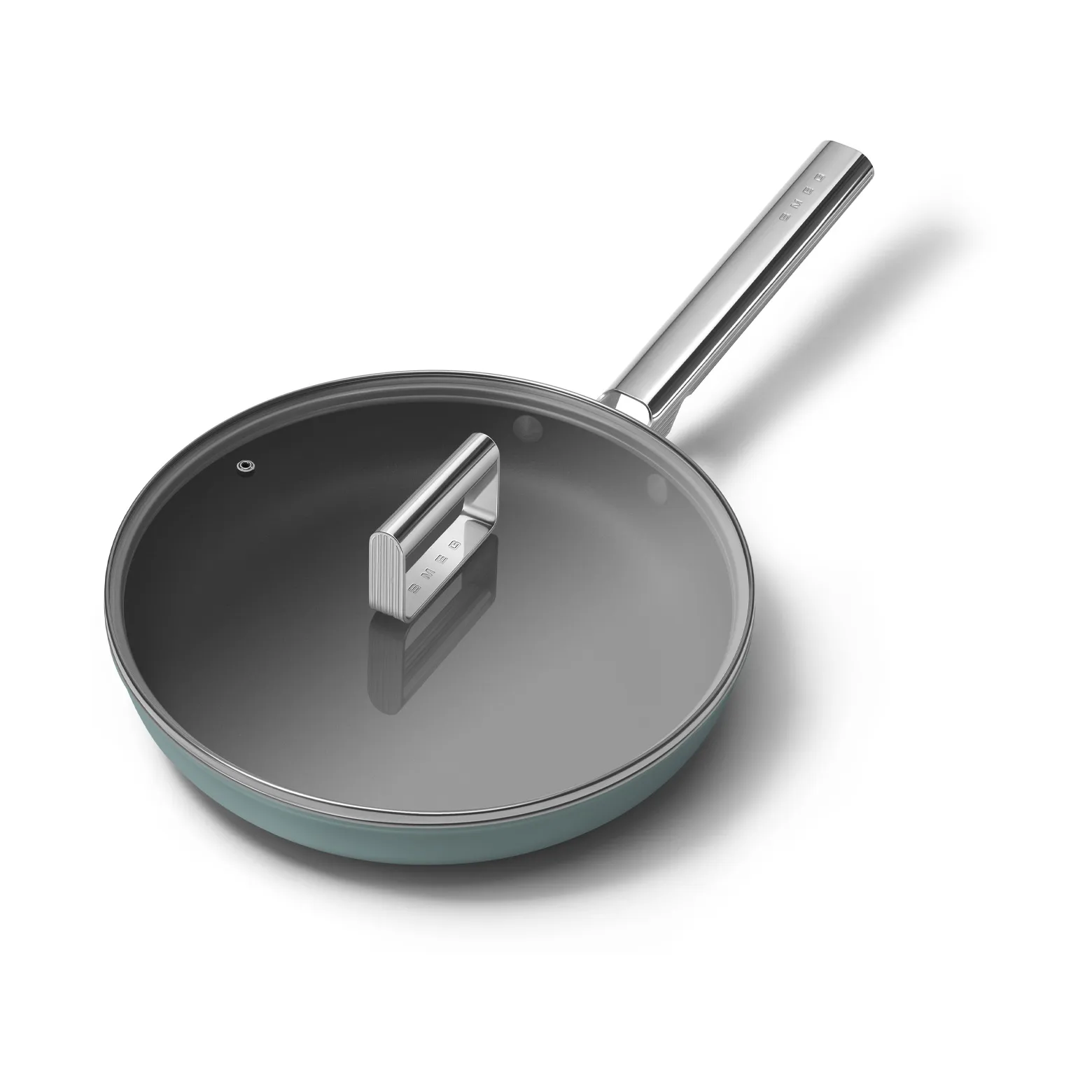 Smeg 50's style keramisk stegepande Ø28 cm, Emerald green Smeg