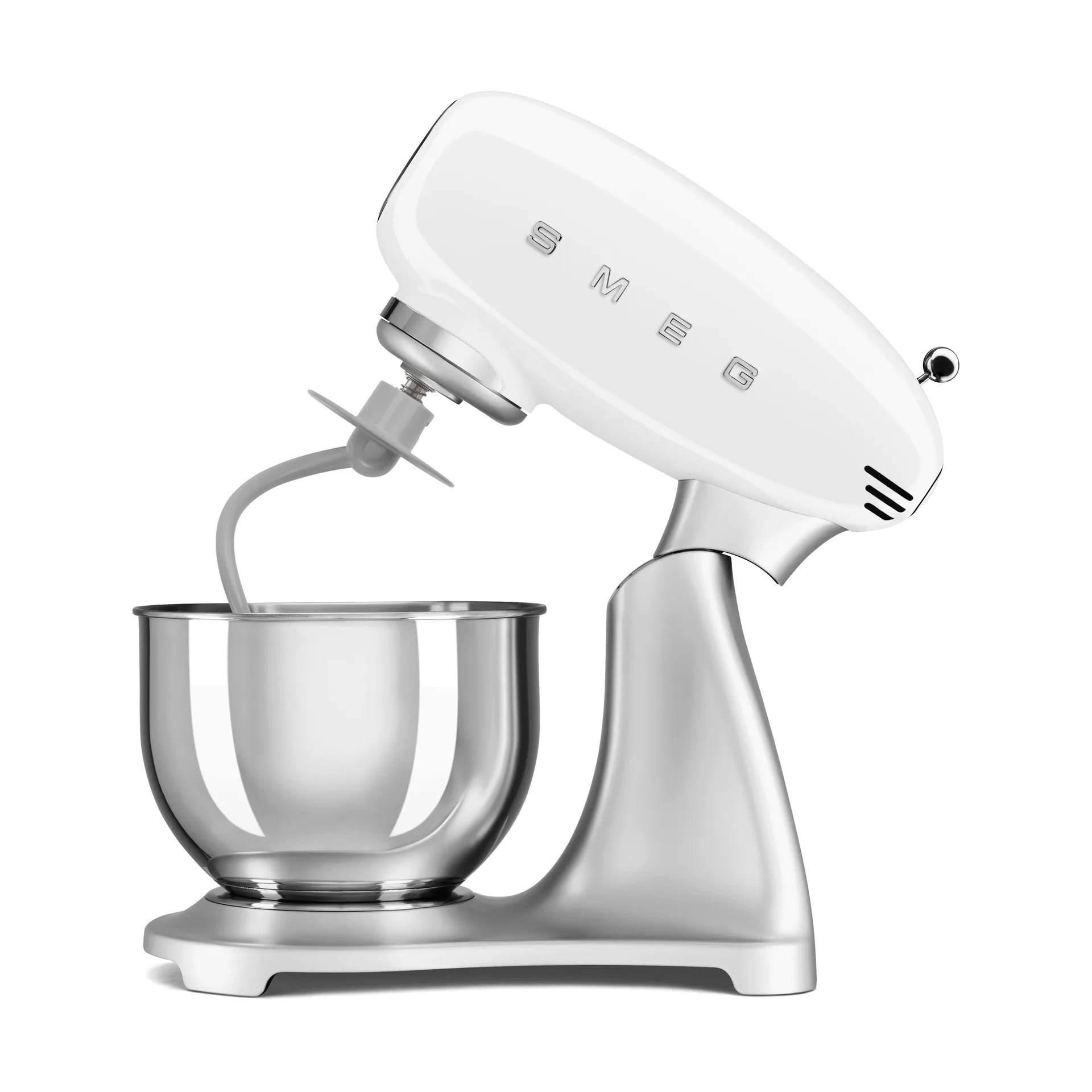 Smeg 50's Style køkkenmaskine 4,8 L, Hvid-sølv 800 W Smeg