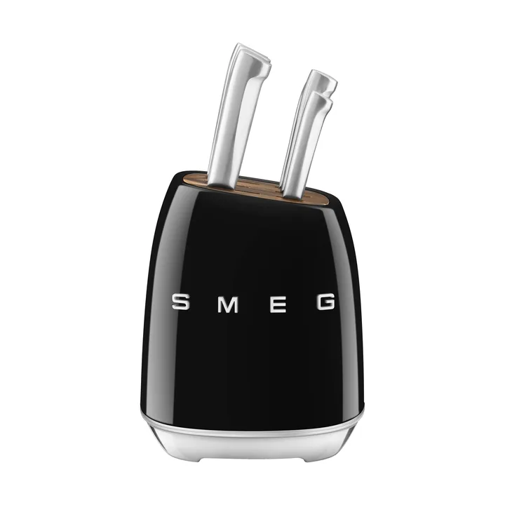 Smeg 50's Style knivset 7 dele - Black - Smeg