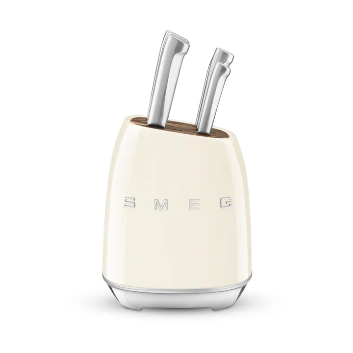 Smeg 50's Style knivset 7 dele - Creme - Smeg