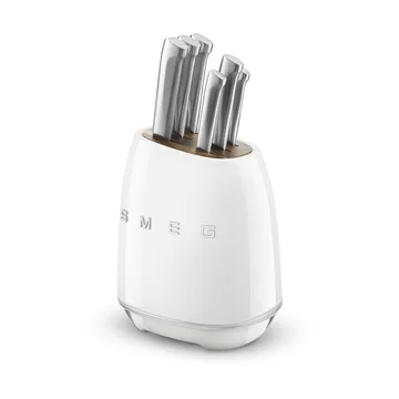 Smeg 50's Style knivset 7 dele - White - Smeg