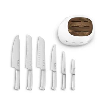 Smeg 50's Style knivset 7 dele - White - Smeg