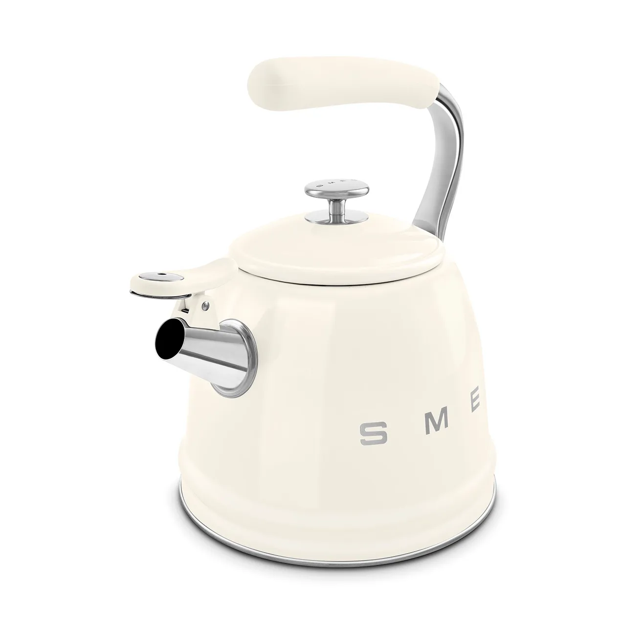 Smeg 50's Style vandkedel med fløjte, Creme Smeg