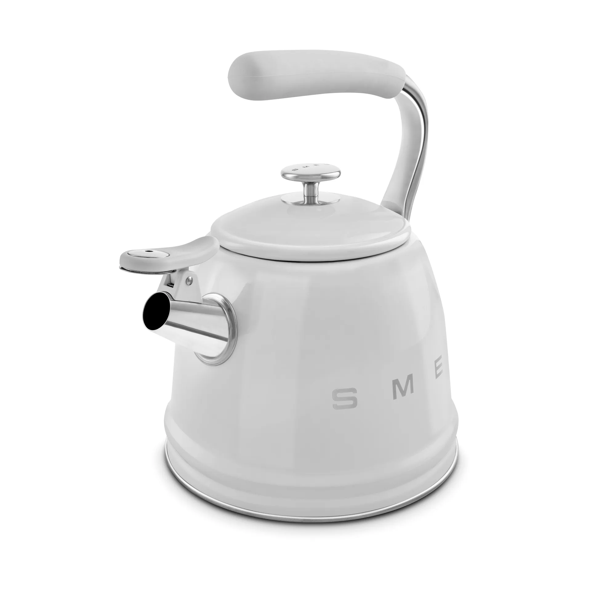 Smeg 50's Style vandkedel med fløjte, Stainless steel Smeg