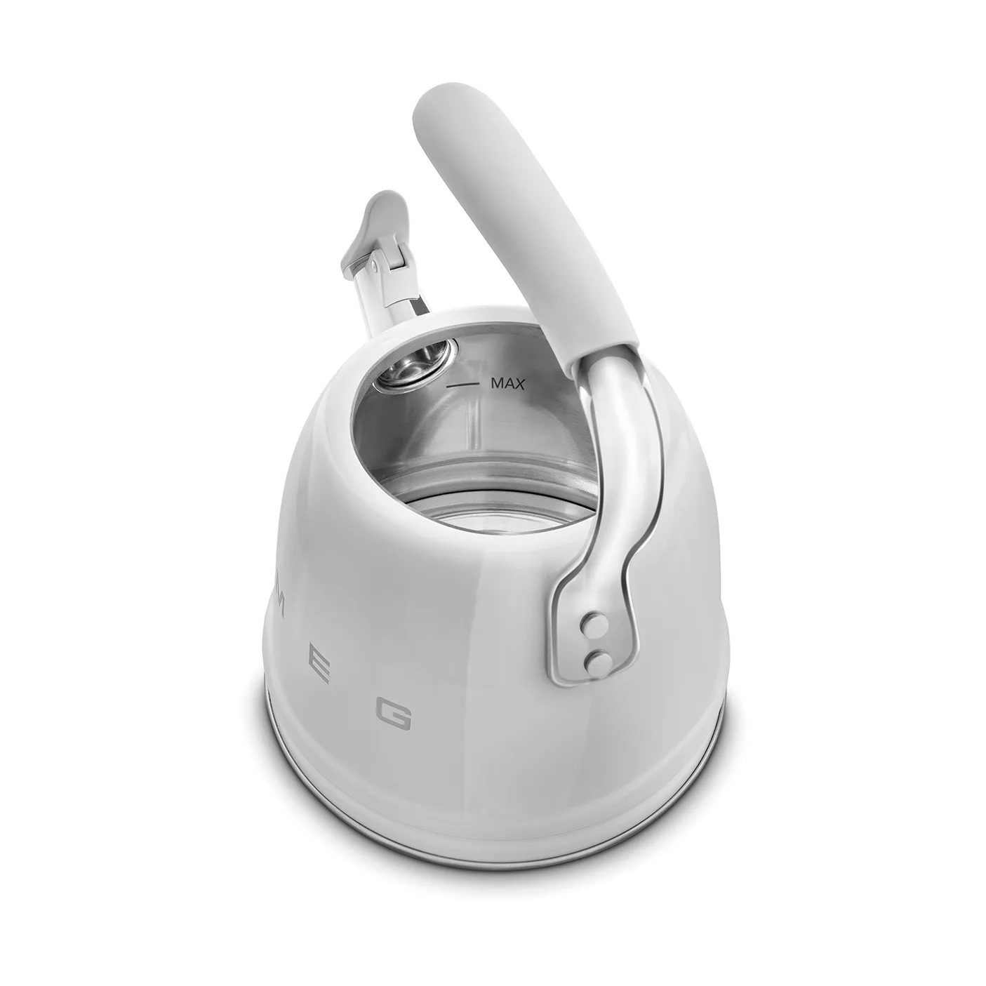 Smeg 50's Style vandkedel med fløjte, Stainless steel Smeg